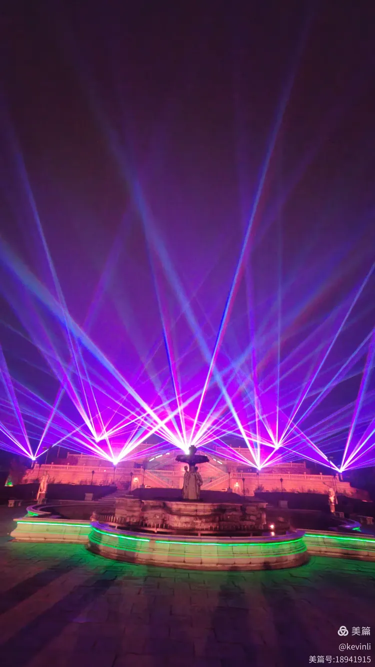 北京世界公园灯光秀